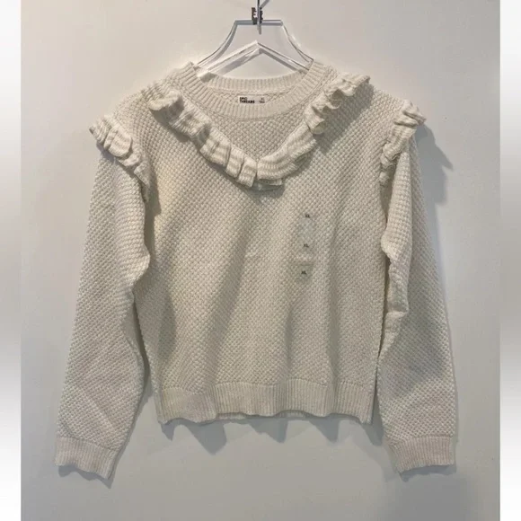 NWT EPIC THREADS Big Girls Double-Ruffle Pullover Sweater XL (1422)‎ - Picture 4 of 9